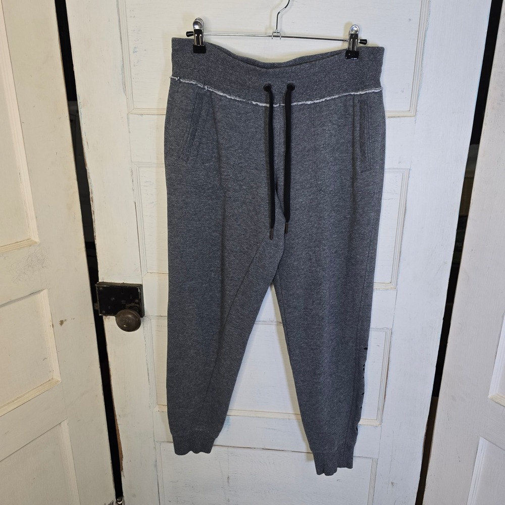 Calvin Klein Women Gray Jogger Sweatpants Lounge Pants M/M Logo Detail‎